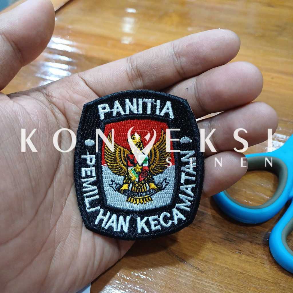Badge embroidery logo of PPK text election committee PPK logo ...