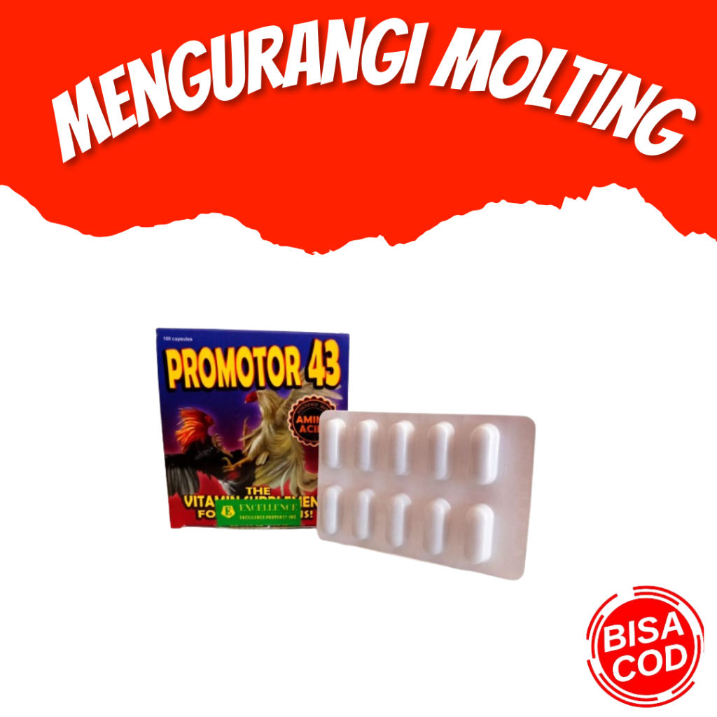 Promoter 43 1 Strip, Fighting Chicken Strength Supplement, Fighting ...