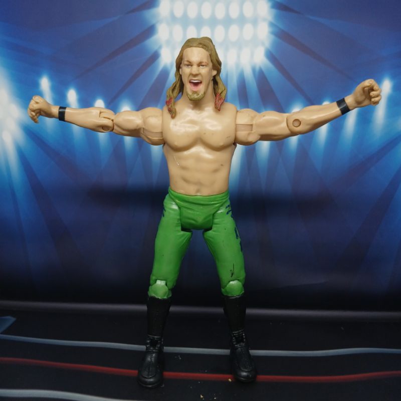 Wwe JAKKS R3 TECH CHRIS JERICHO Y2J GREEN PANTS RARE | Shopee Philippines
