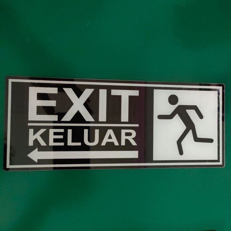 Exit sign/Acrylic exit sign Board | Shopee Philippines