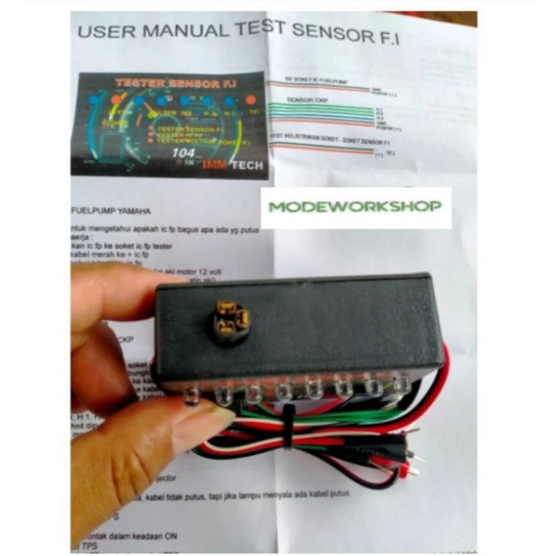 Multitester tester sensor fi ckp sensor check tool ic FUELPUMP tps ...
