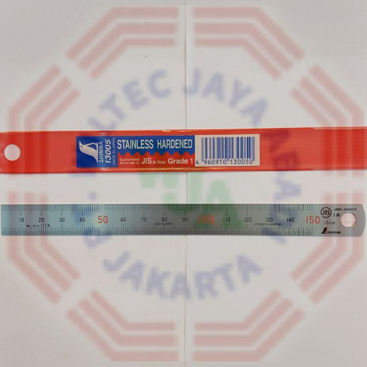 15mm15cm Stainless Steel Ruler SHINWA Japan Brand | Shopee Philippines