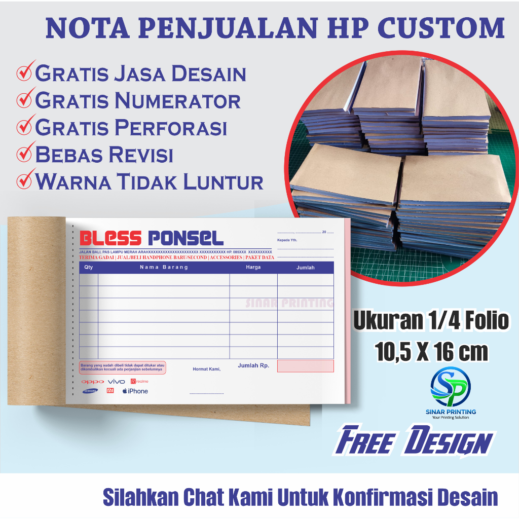 Hp Custom Free Design Sales Notes - Custom Notes - 2-double 1 Double ...
