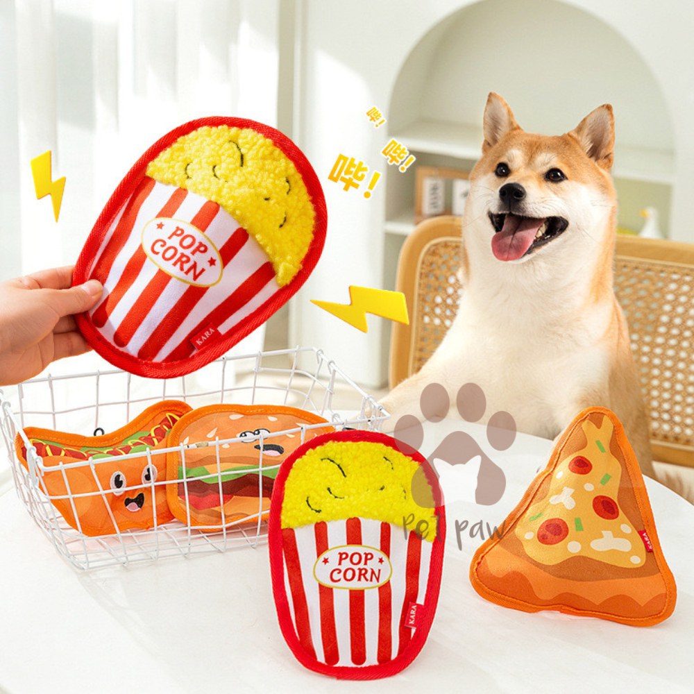 Munch Toy Fast Food Series Interactive Pet Toy Unique Dog Cat Toy ...
