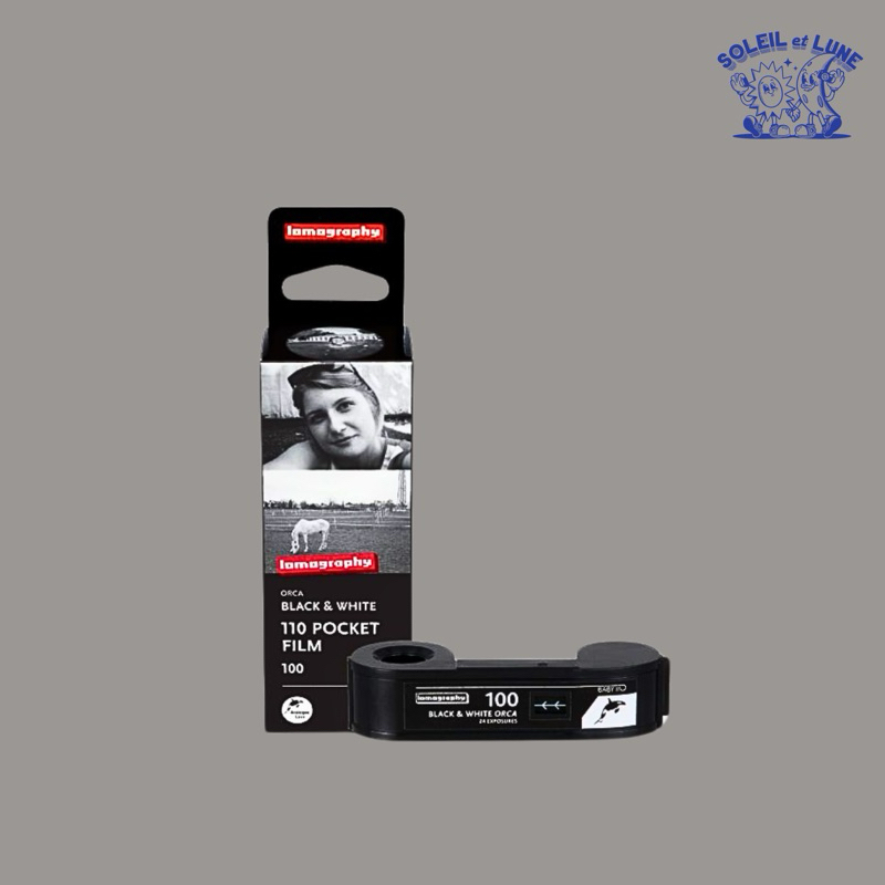 [110 Format] Lomography B&W Orca - Roll Film 110, ISO 100, 24exp ...