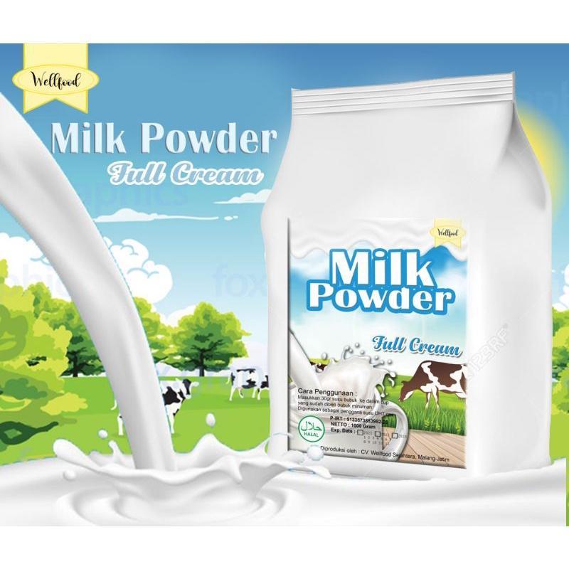 - Full Cream Powdered Milk | Drink only | Uht Milk Substitute - 1KG ...