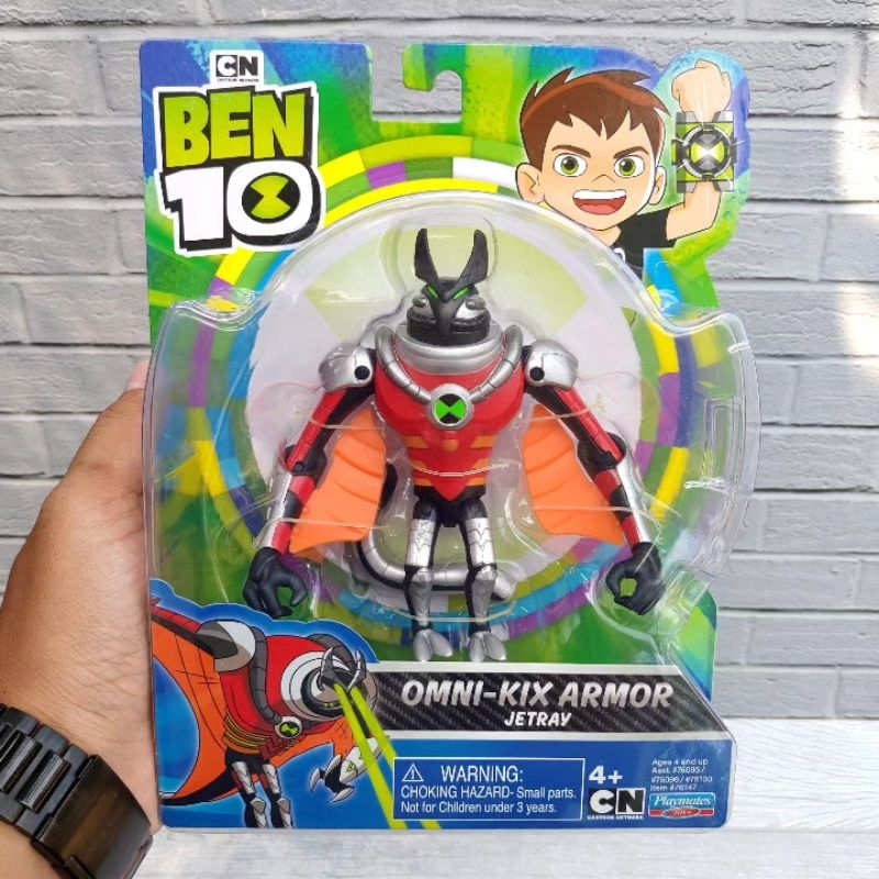 Ben 10 BEN TENNYSON OMNI-KIX ARMOR JETRAY PLAYMATES TOYS ACTION FIGURE ...