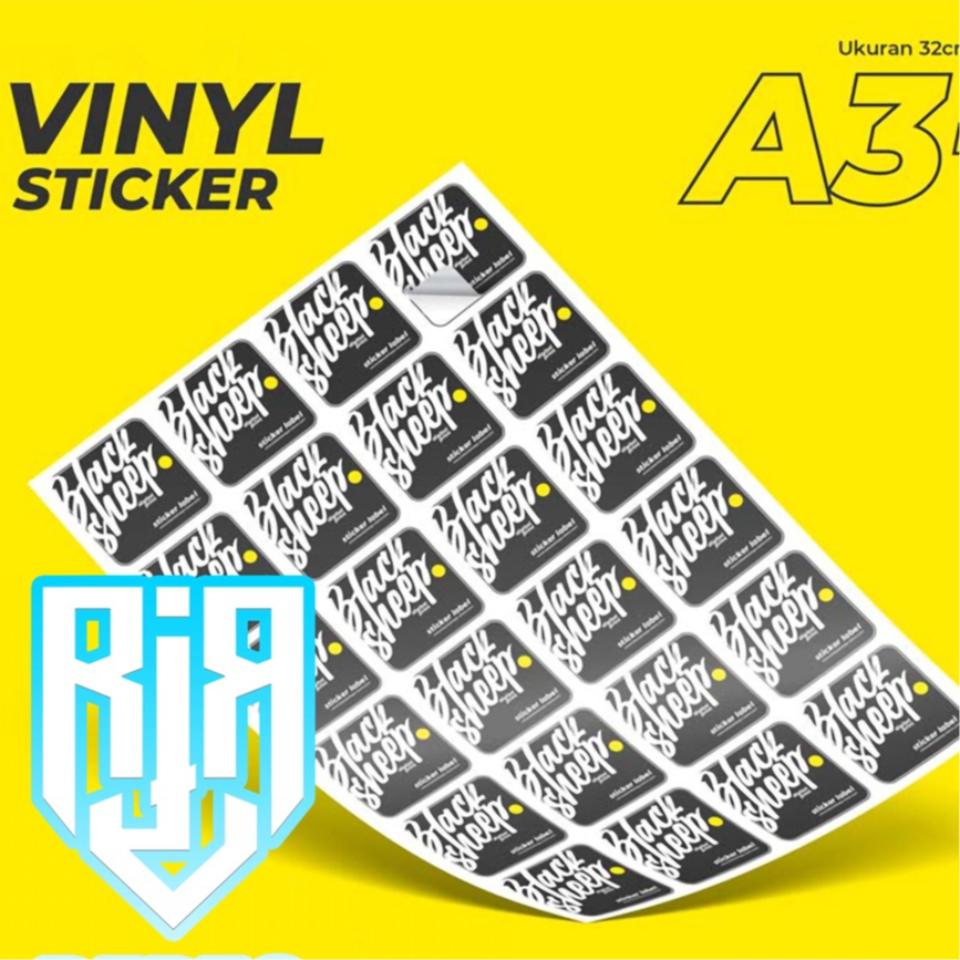 Vinyl Sticker A3 Product Packaging Label (Non Cutting) | Shopee Philippines