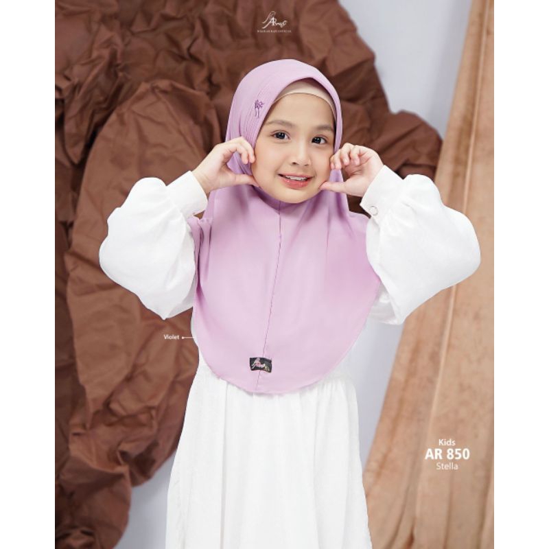 Hijab Ar Rafi || Ar 850 kids Hijab Simple Children Now | Shopee Philippines