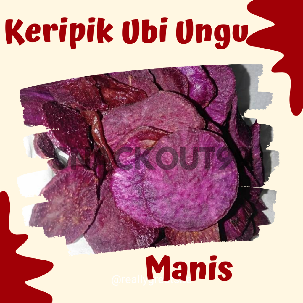 UNGU The Best 500 gram Sweet Purple Sweet Potato Chips Shopee Philippines