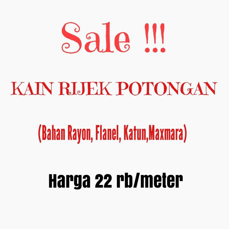 KATUN (TAKE ALL PRICE) RIJEK FABRIC CUT COTTON & FLANNEL | Shopee ...