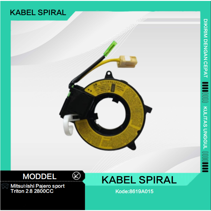 Spiral CABLE HORN CABLE CLOCK SPRING CABLE Mitsubishi LANCER L200 ...