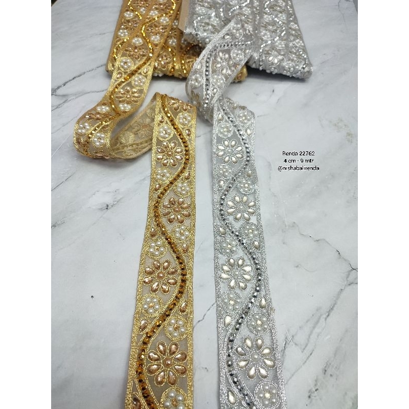 PERMATA INDIAN LACE CODE SAL 2762 SOLD PER METER | Shopee Philippines