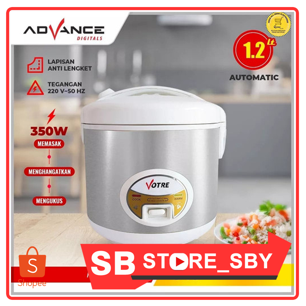 Rice Cooker 1,2 Liter Votre G-10 Non-Stick Magic Com Multipurpose ...