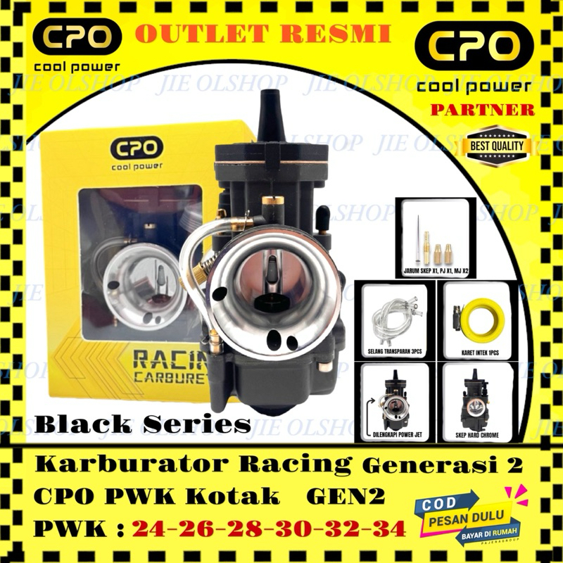 Cpo Carburetor Racing Gen2 PWK 24 26 28 30 32 34 Carburetor Box Black ...