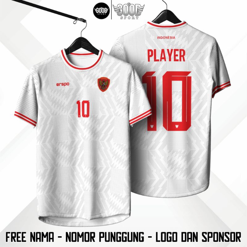 Erspo Indonesia National Team Jersey REQUEST NAME SET ASIAN CUP 2024 ...