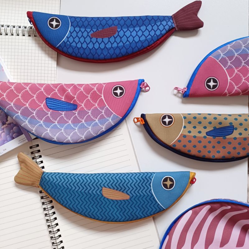 Fish Pencil Case Pencil Case Pencil Case/ Tepak/ Fish-shaped Pencil ...