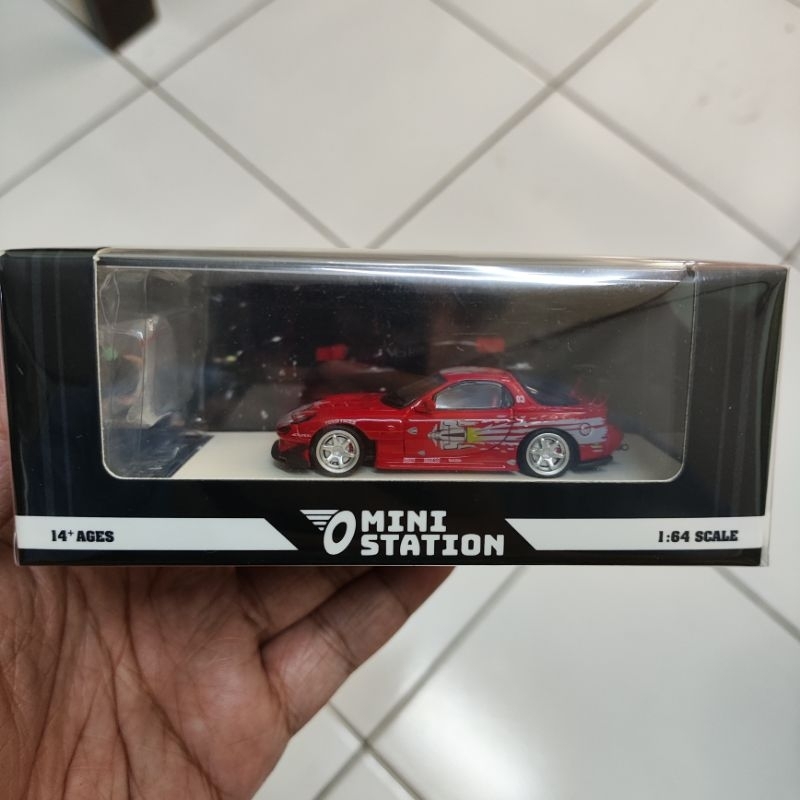 Mini Station Mazda RX-7 Dom Fast Furious with Dominic Toretto Figure ...