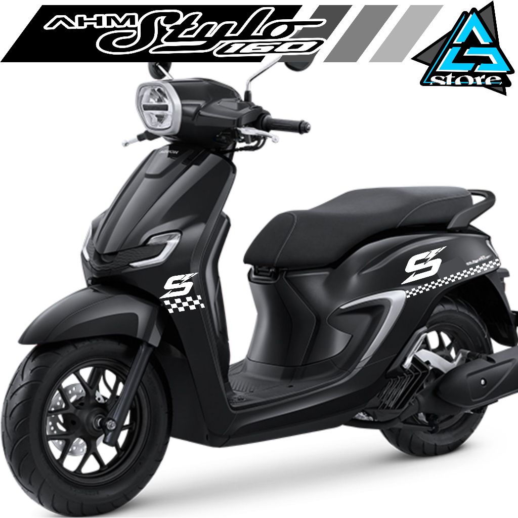 Cutting STICKER/ST.595A/HONDA STYLO STRIPING/MOTORCYCLE STICKER ...