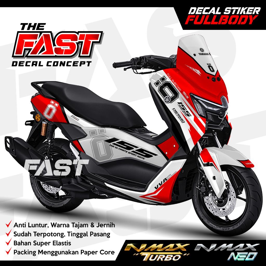 NEWEST Decal Sticker Nmax Turbo/Neo Fullbody Ohlins Racing COD Decal ...