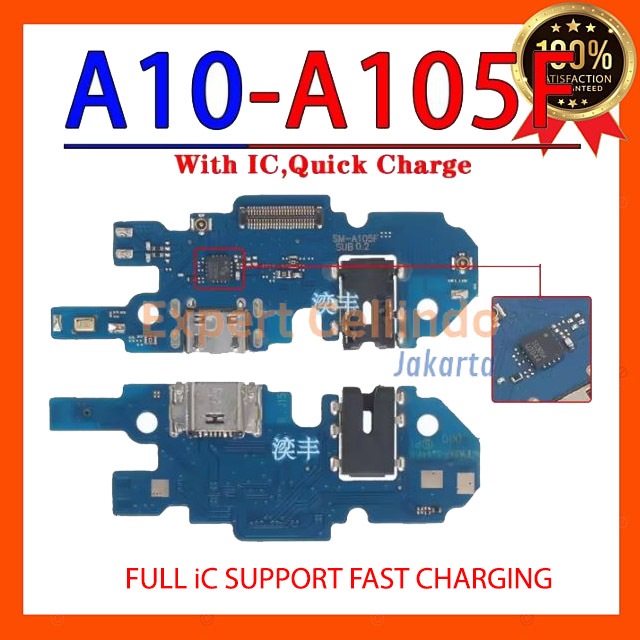 Samsung A10 A105 Original With Full IC Flexible Charger Connector Cas