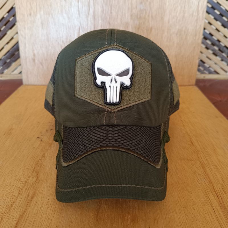 HIJAU Coak funisher tactical hat army green combination cotton origin ...