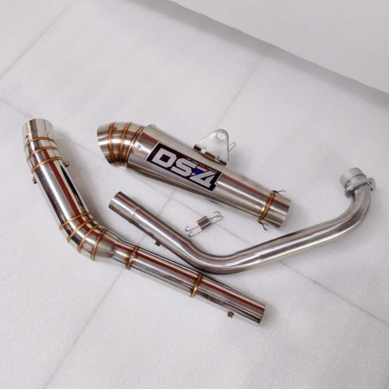 Open Spec canister DS4 daeng sai4 exhaust pipe 51mm wave xrm 100 110 ...