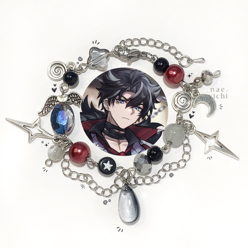 Collier Et Bracelet Genshin Impact - 15 Pièces, Métal Et Cuir, Animé Merch | Cadeau Pour Fans De Jeu Vidéo