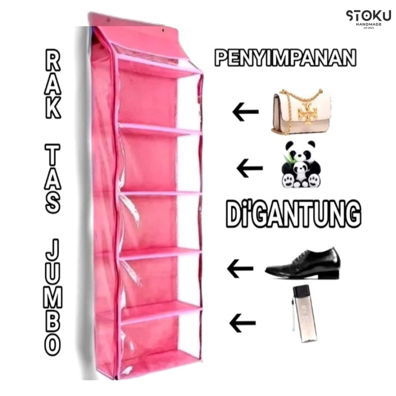 Jumbo SKAT Hanging Bag Rack 6 FULL Plywood FR Shopee Philippines