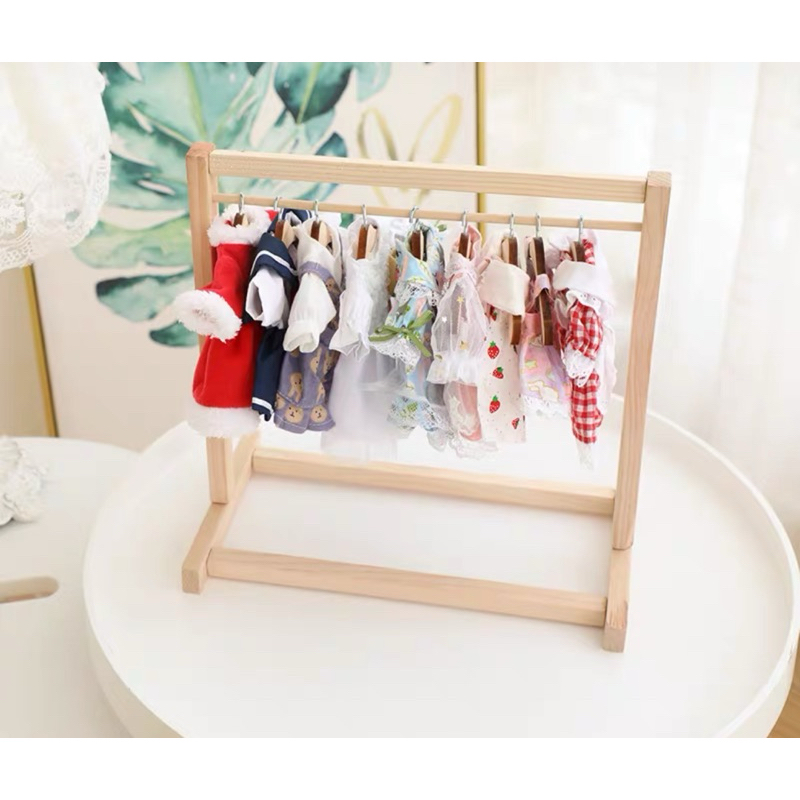 GANTUNGAN Labubu Clothes Hanger with Hanging Rack | Shopee Philippines