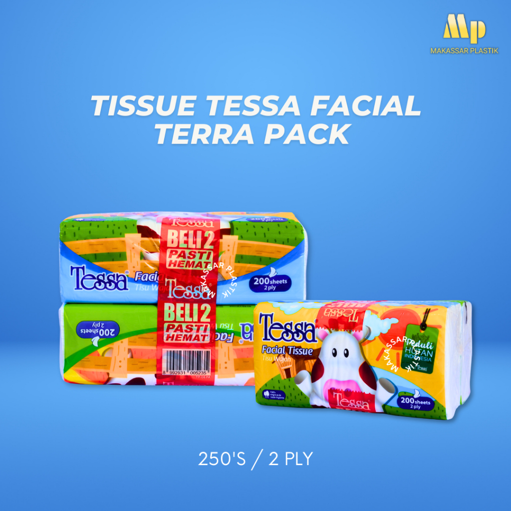 TESSA FACIAL TISSUE TERRA PACK 250'S FACIAL TISSUE/ TESSA TISSUE ...
