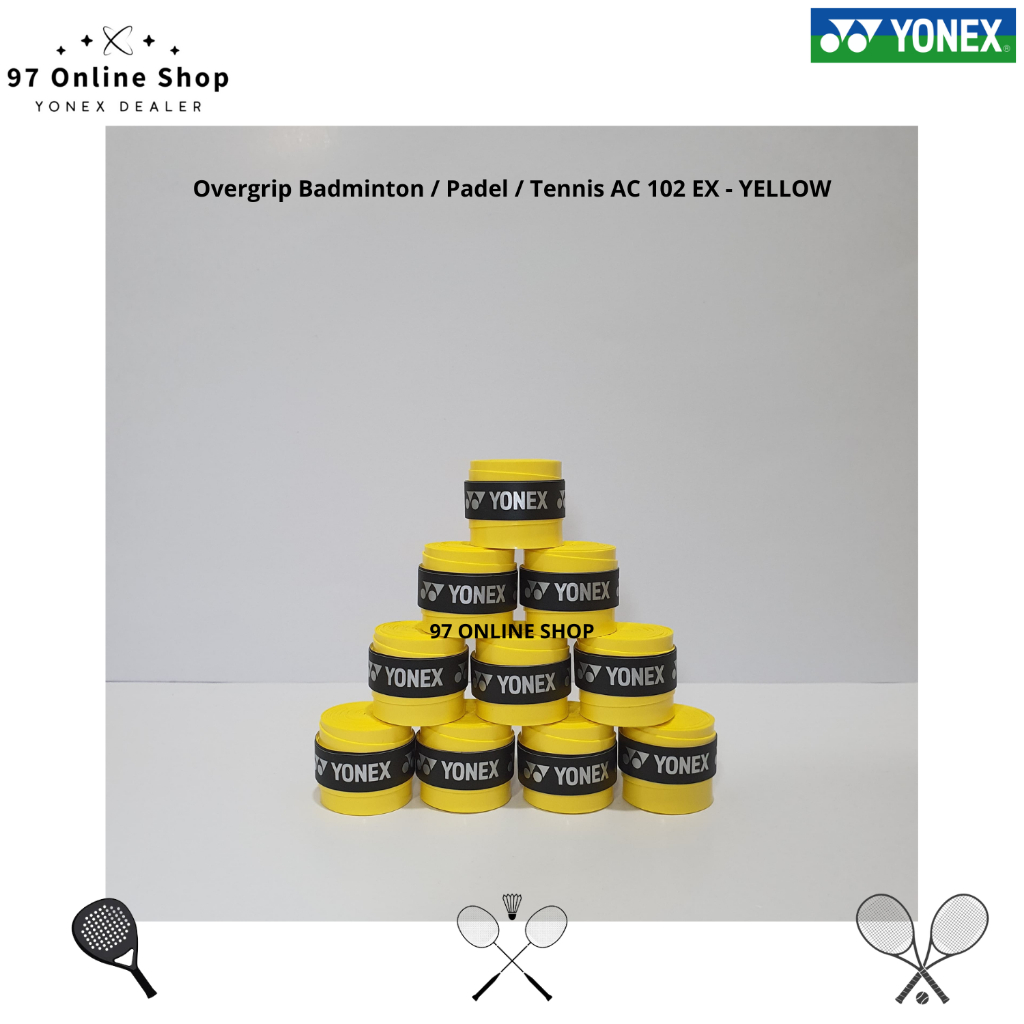 YONEX Overgrip Badminton Padel Tennis AC 102 EX WET SUPER GRAP TAPE ...
