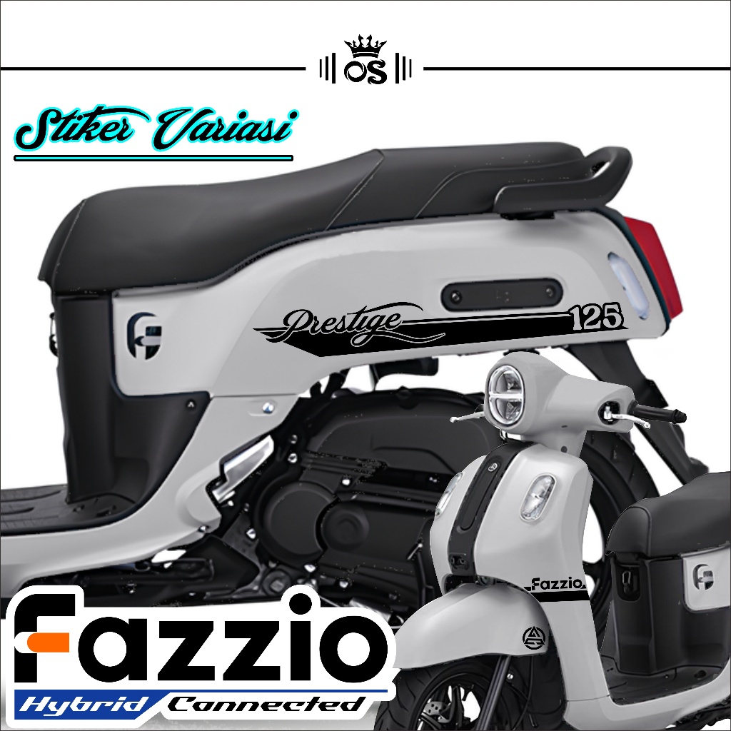 FAZZIO STRIPING / MTF 84 / CUTTING STICKER / FAZZIO / YAMAHA FAZZIO ...