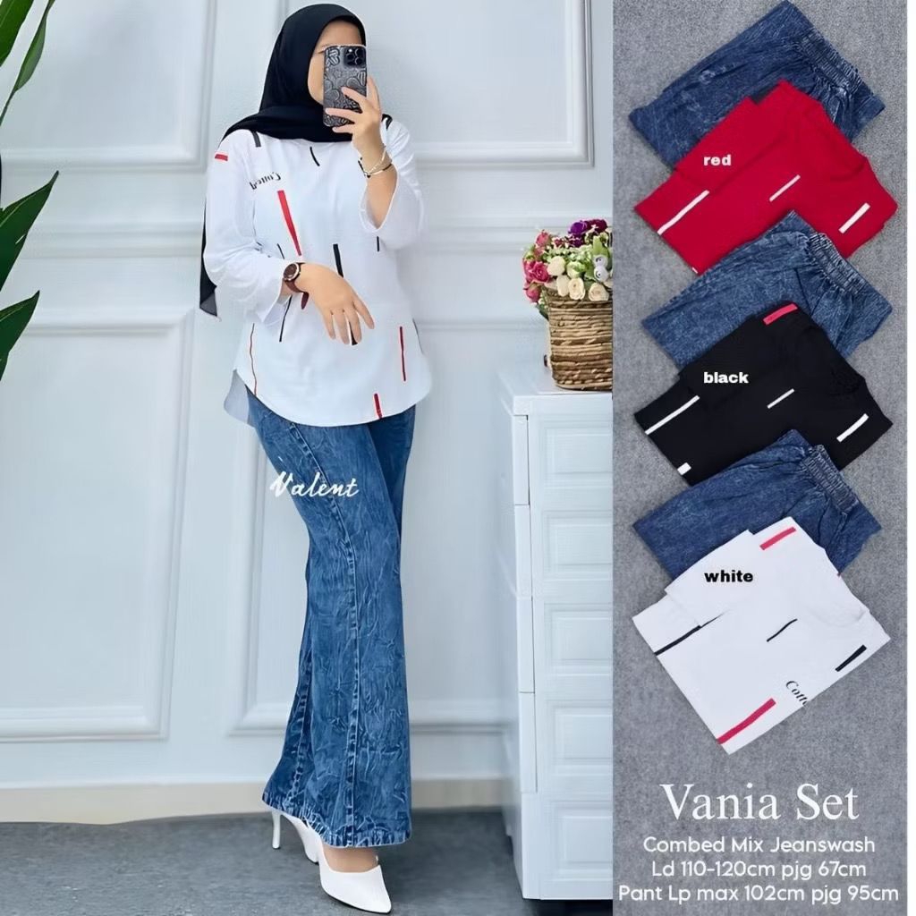 MERAH Women's Suits Merdeka Day Clothes Wanset Korean Style Mother's ...