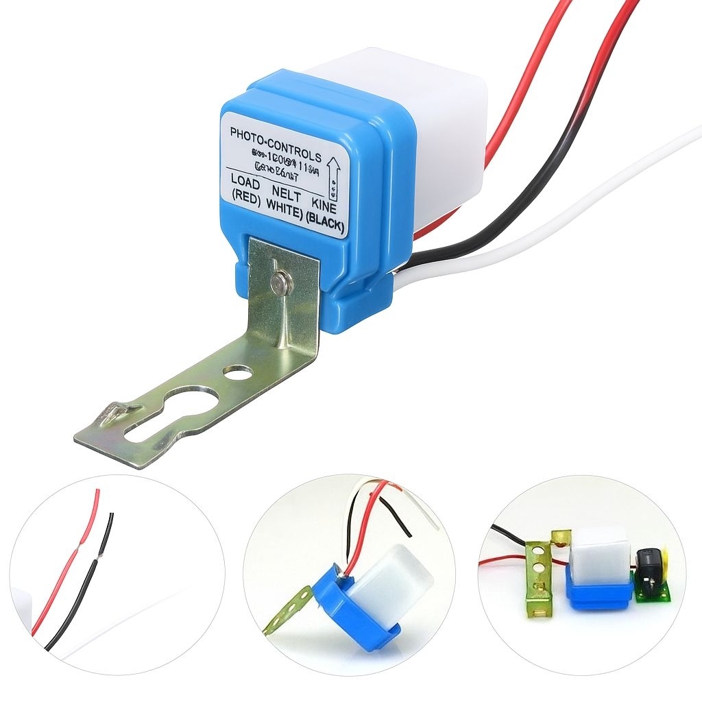 CAHAYA Photocell Electric Automatic Light Sensor Switch 10A 220VAC ...