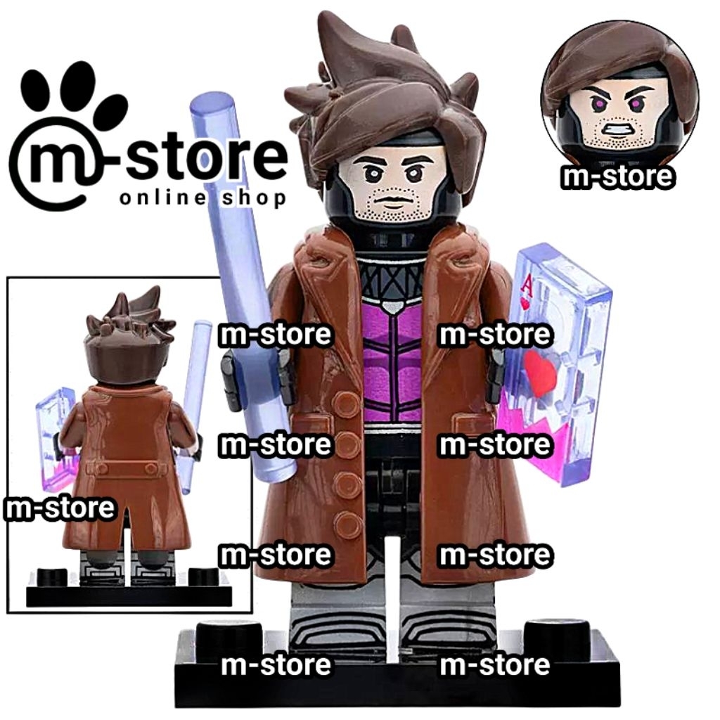 Brick x-men gambit xmen x men block mini toy figure | Shopee Philippines