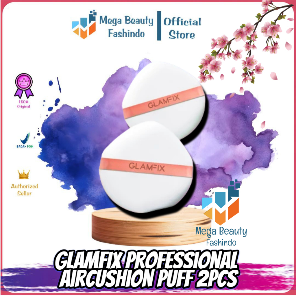 GLAMFIX Professional Aircushion Puff 2pcs | Liquid Powder Sponge Beauty ...