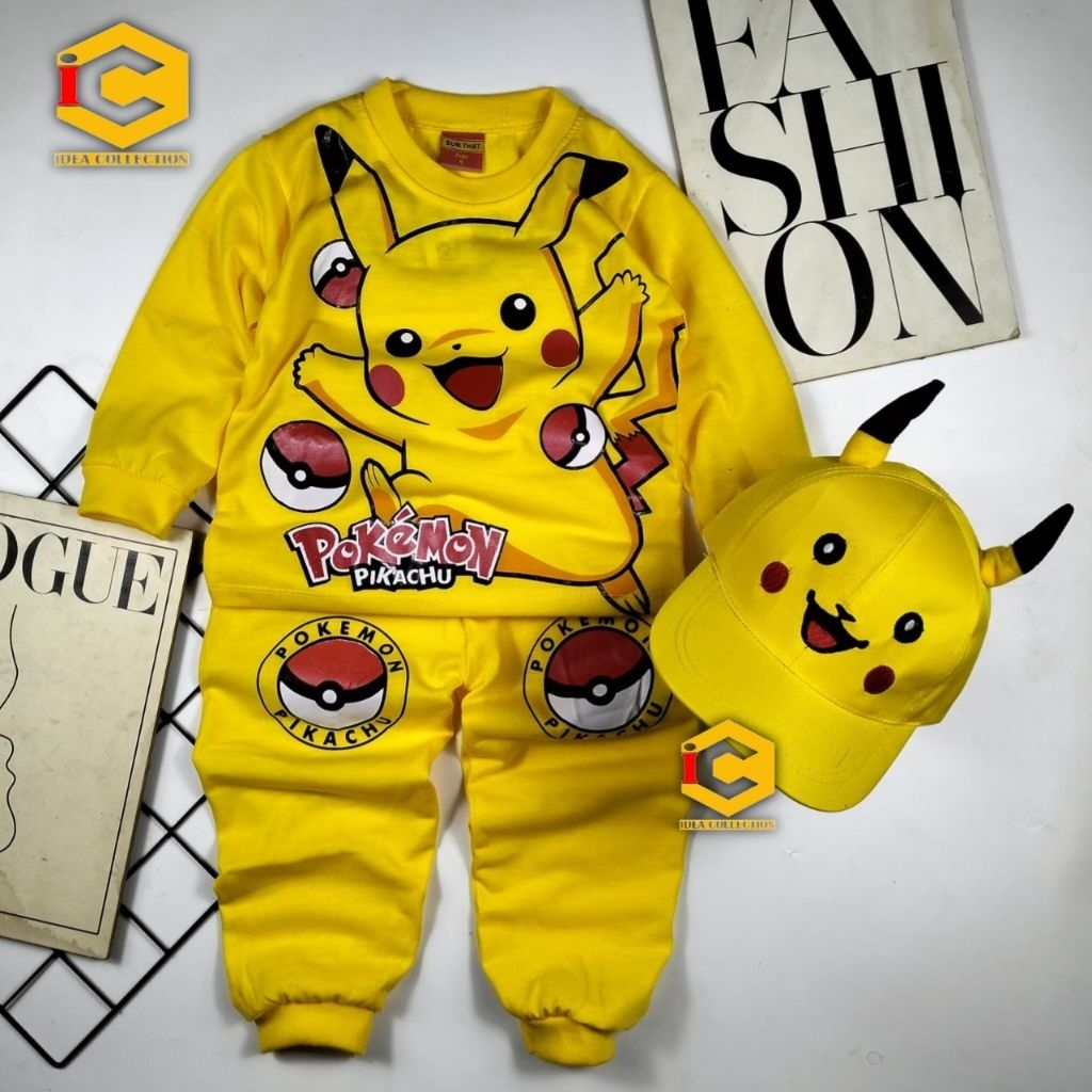 Pokémon Pikachu Boys Pajamas Size 10/12