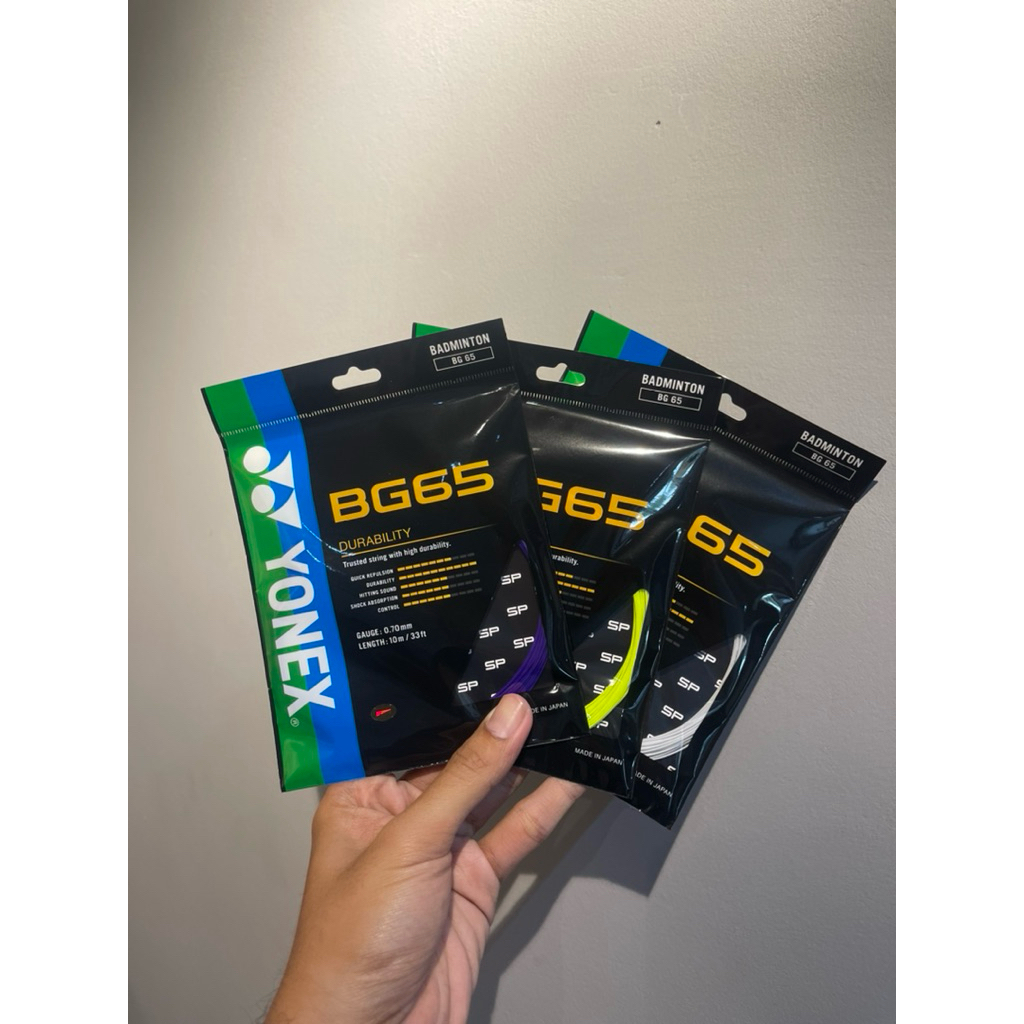 ORIGINAL YONEX BG 65 STRINGS | Shopee Philippines