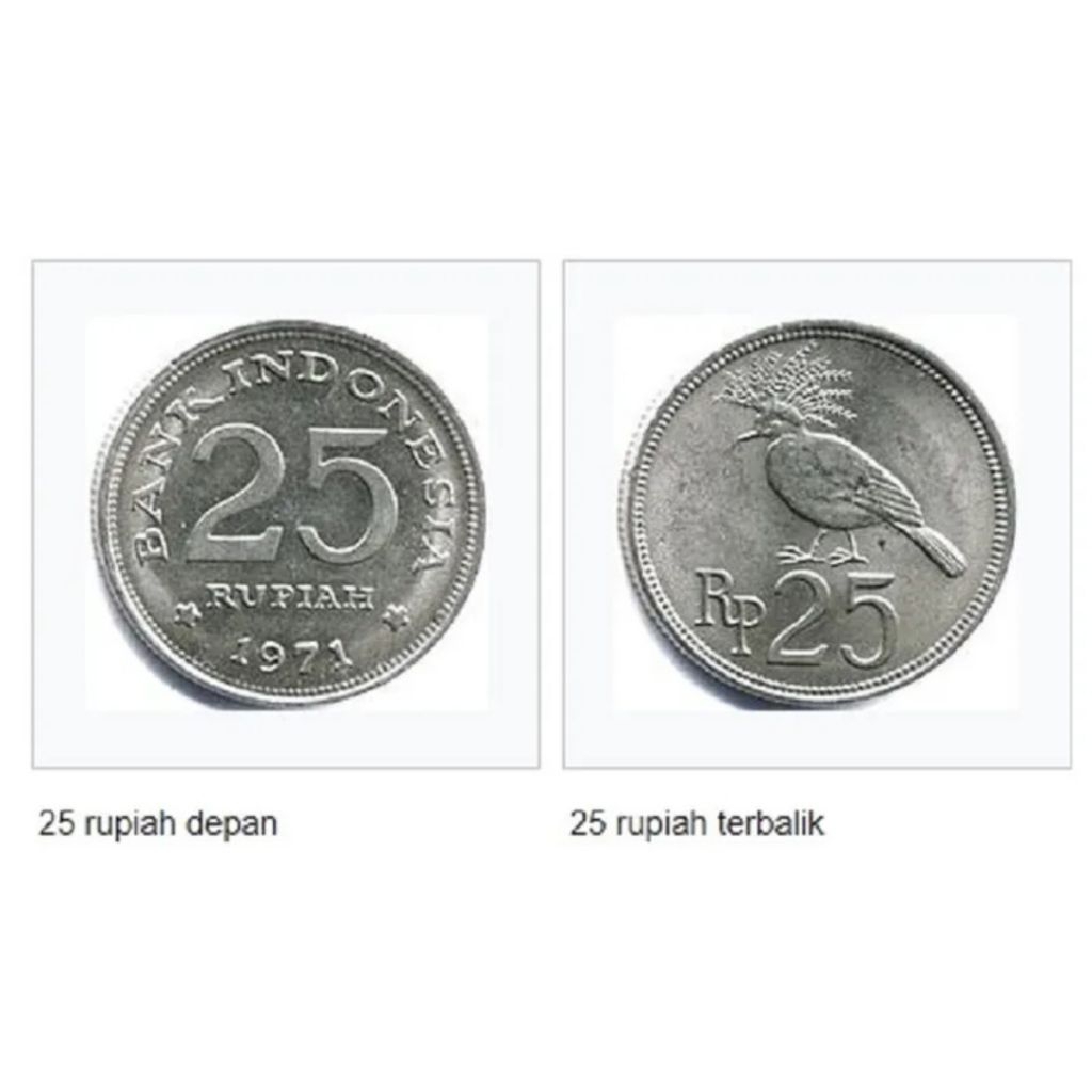25 rupiah dowry coin from 1971 | Shopee Philippines