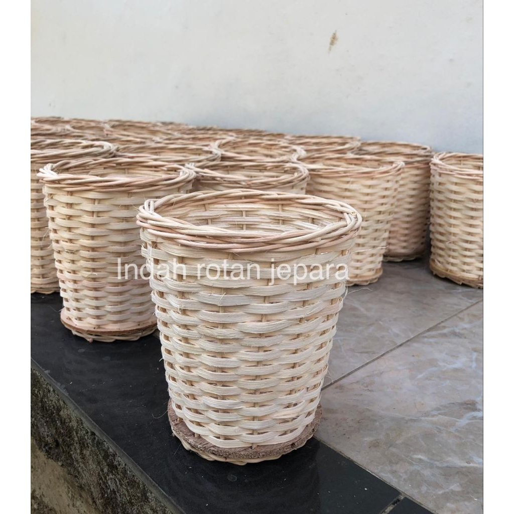 Oval rattan Pot***** | Shopee Philippines
