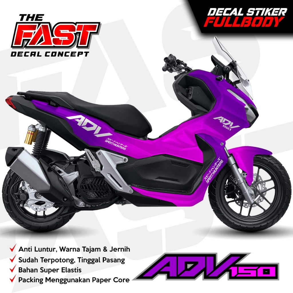 ADV 150 Decal sticker Decal Adv 150 New Full Body CHAMPION 1 Variation ...