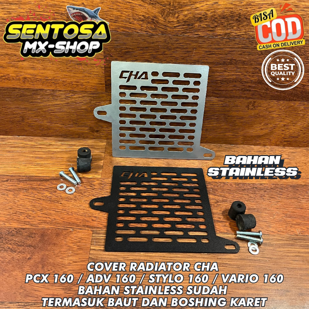 CHA VARIO 160 RADIATOR COVER PCX 160/ ADV 160/ STYLO 160/ MADE OF ...