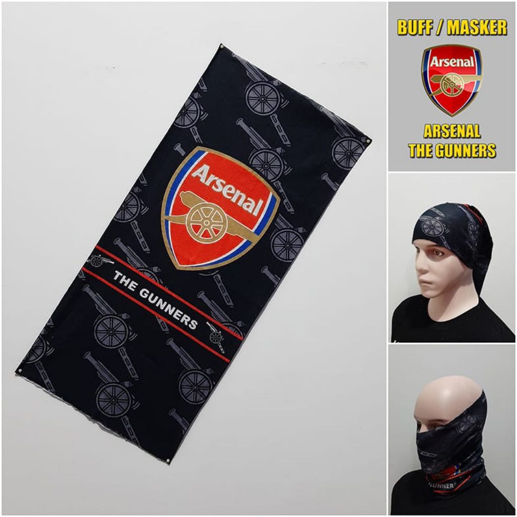 Baff arsenal ball club bandana mask multifunctional elastic without ...