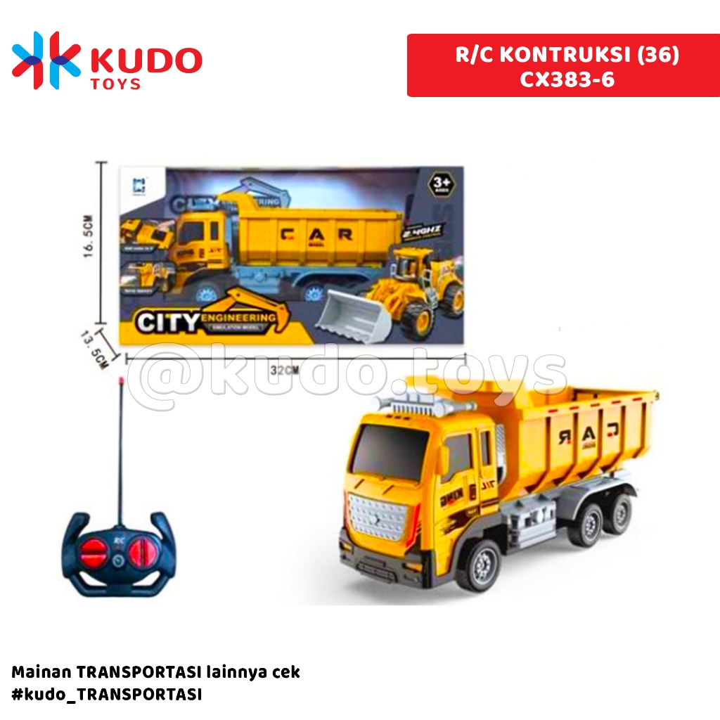 CHILDREN'S TOY R/C CONSTRUCTION CX383-6 | Shopee Philippines