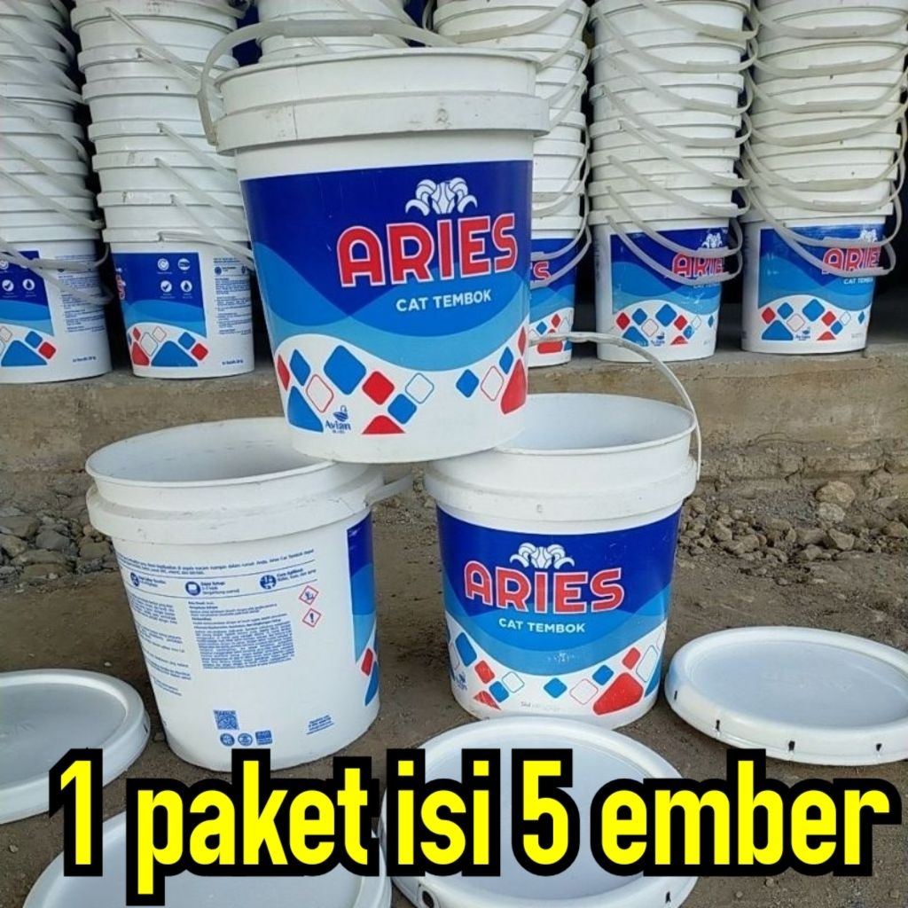 20 liter bucket (1 package contains 5 buckets) complete with clean lid ...