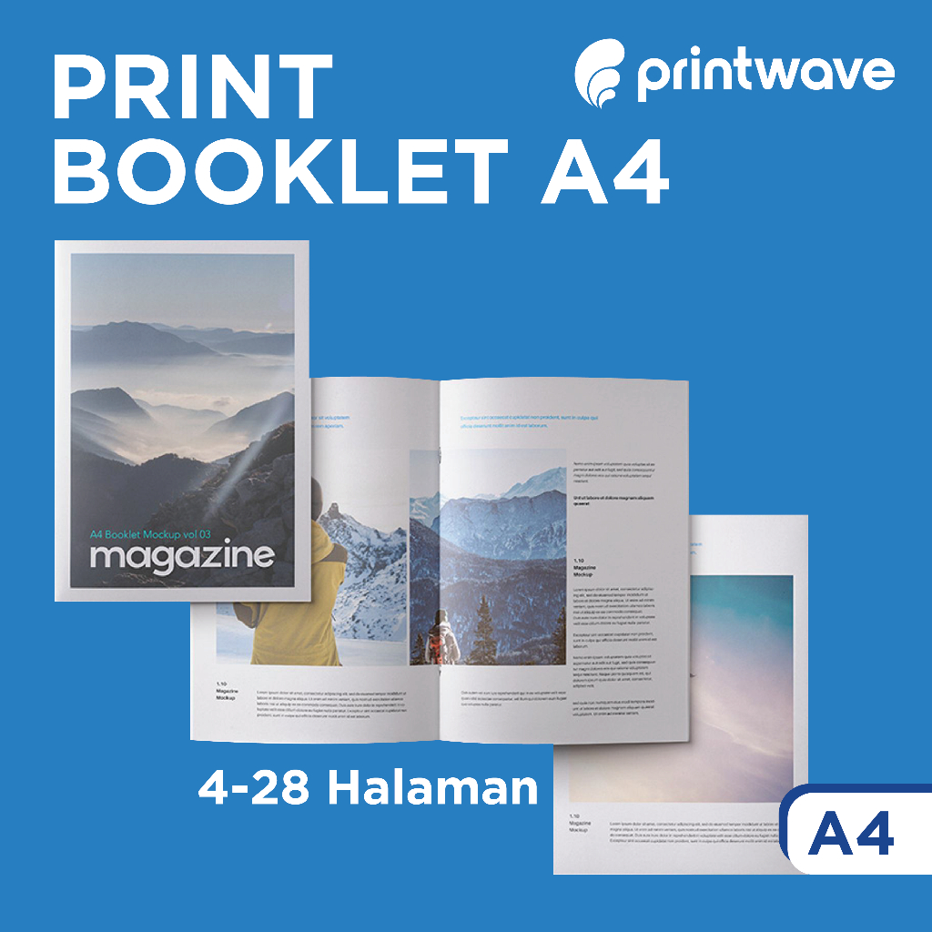 Print Custom Premium Portrait A4 Booklet Binding | Print Company ...