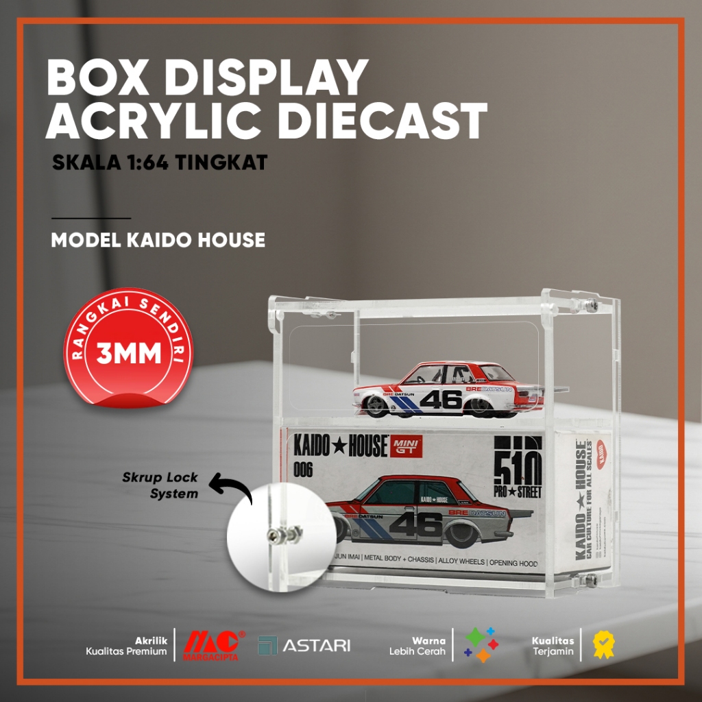 Kaido House Display Rack Diecast 1:64 Box In Own Assembly With Bolts ...