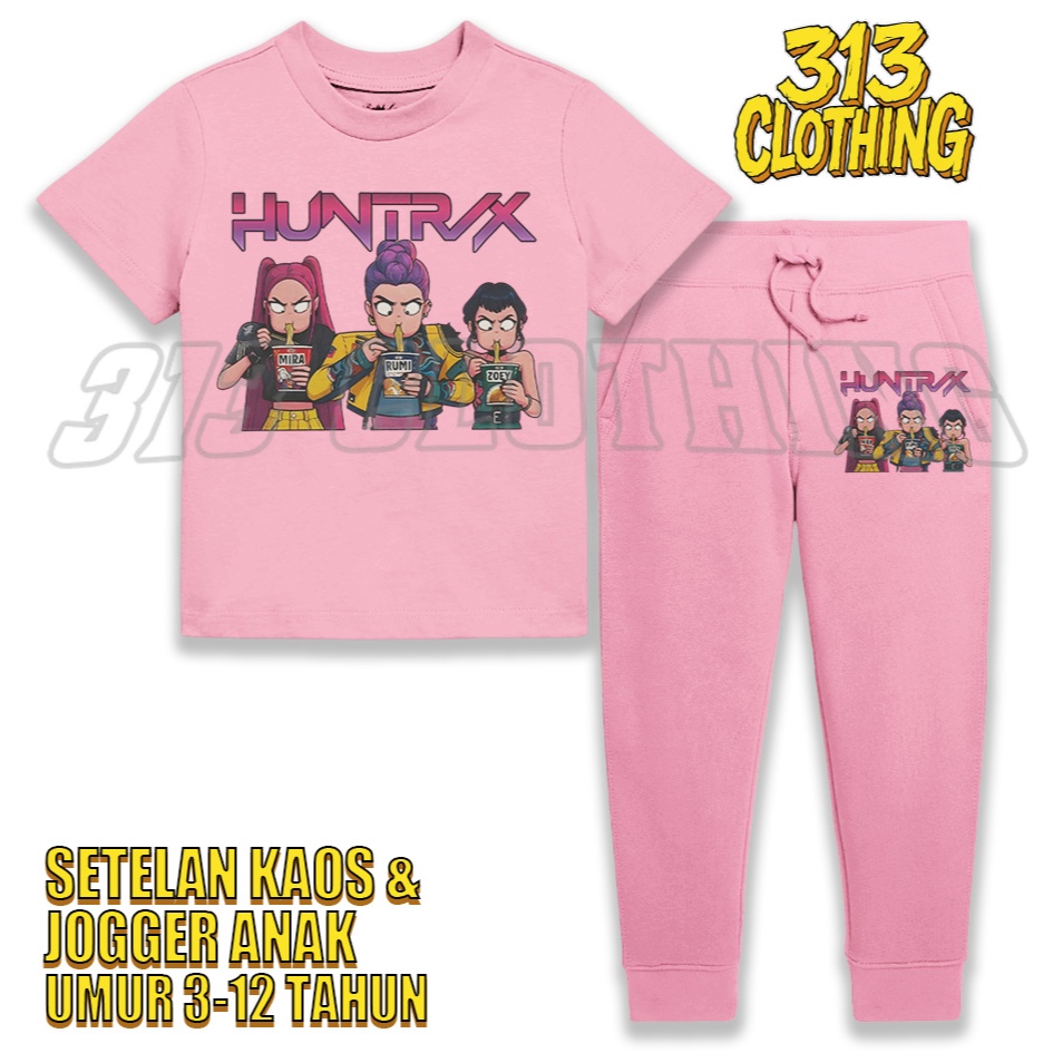 Huntrix Rameyon Kpop Demon Hunters Children's T-shirt Set / Jogger ...
