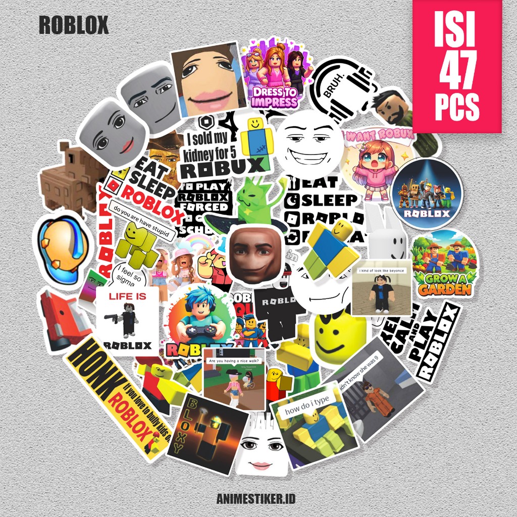 Roblox stickers pack aesthetic stickers pack motorcycle stickers laptop ...